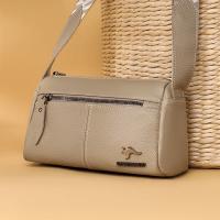 Bolso cruzado de piel auténtica para mujer, bandolera de cuero de vaca suave, 2023 - details 2