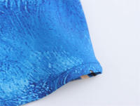 - Gran oferta Falda de mujer Vestido sin mangas plisado suelto con cuello redondo y estampado floral de verano para mujer - details 6