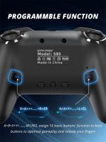 Mando inalámbrico para Switch OLED/Lite Pro, mando a distancia con batería de 1000Mah, función Turbo programable, Joystick - details 2