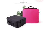 Caja de cosméticos multifuncional de gran capacidad, tela Oxford impermeable, absorción de golpes, partición interna ajustable - details 6