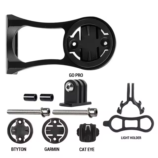 Soporte de Cámara para Bicicleta Garmin Rr7322 de Aleación de Aluminio Montaje en Manillar Equipamiento de Ciclismo en Montaña y Carretera - 1