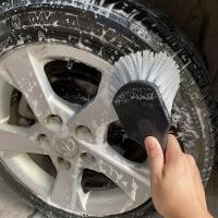 Cepillo de limpieza de llantas de ruedas de coche, cepillos detallados, Kit de toallas de lavado, accesorios universales de limpieza de neumáticos de ruedas - details 3