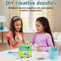 Cámara infantil de impresión instantánea - HD 1080P 24MP Doble lente - Con conexión APP - Recargable - Regalo para niños - details 4