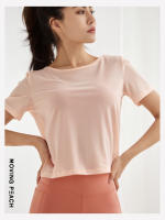 Camiseta deportiva con espalda descubierta para mujer, camiseta de Yoga, ropa de entrenamiento, ATG - details 6
