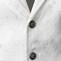 Chaleco de traje para hombre, chaleco con estampado de cuello en V, chaleco de boda para novio, traje elegante para hombre, chaleco, vestido Formal, chaqueta, chaleco, ropa de trabajo - details 16