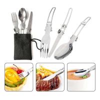 Funda para olla de estufa de camping de 10 piezas, tenedor y soporte de almacenamiento, utensilios de cocina para exteriores, senderismo, picnic, - details 2