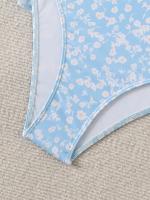 Tankini con volantes de dos piezas para mujer, traje de baño con tiras, traje de baño con cordón, ropa de baño para mujer, ropa de playa 2025 - details 4