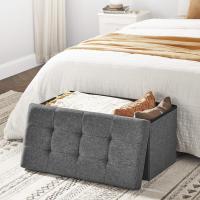 Baúl de Almacenamiento Plegable 38 x 76 x 38 cm Soporte hasta 300 kg Ideal para Sala de Estar Dormitorio - details 6