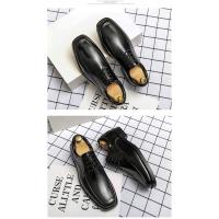 Zapatos De Tela Genuina Para Hombre 2024 Zapatos Sociales De Moda Zapatillas De Cuero Original Loafers Slip Resistente Al Desgaste Para Primavera/Otoño - details 5