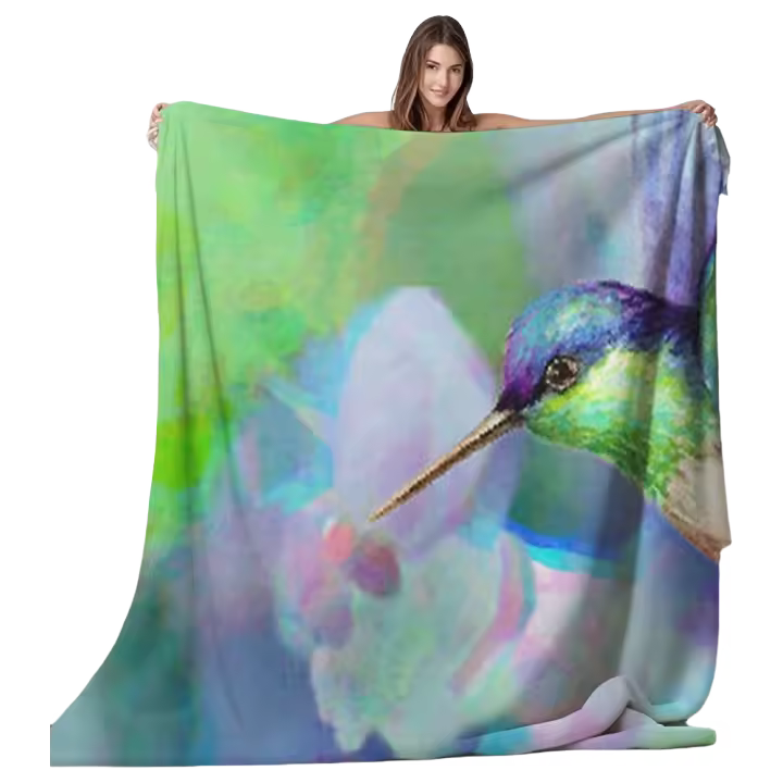 Manta de Flanela Deco Art Funda de Dulche para Cama Resistente al Desvanecimiento - 1