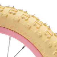 Bicicleta para niños de 14 pulgadas, adecuada para niños y niñas, con ruedas de entrenamiento de colores, niños de más de 3 a 4 años - details 7