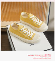 Zapatos de lona con almohadilla de piel de cerdo, zapatos individuales casuales de fondo plano para mujer, zapatos pequeños blancos versátiles - details 17