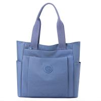 Casual bolso de las mujeres 2025 verano nueva moda de gran capacidad casual color sólido tela de nylon hombro portátil madre bolsa - details 3