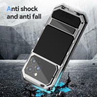 Funda de vidrio templado resistente para iPhone 15 Pro Max 15 Plus, carcasa de Metal anticaída, soporte protector de cámara, carga inalámbrica - details 3