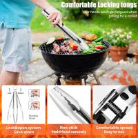 Juego de Accesorios para Parrilla de Barbacoa de Acero Inoxidable 31 Herramientas Resistentes para Hombres y Padres Regalo Perfecto para el Día del Padre - details 2