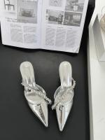 Sandalias de Cadena de Diamantes de Imitación Alto Estilo Stiletto Puntas de Zapatos de Moda para Mujeres - details 2