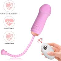 Pantalón de huevo vibrante del seta del control inalámbrico con el juguete sexual del vibrador eléctrico del hormigón remoto para las mujeres - details 2
