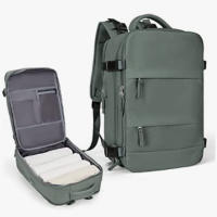 Mochila multifuncional de viaje para mujeres y hombres, Bolsa de viaje de gran capacidad para mojado y seco, 35L - details 13
