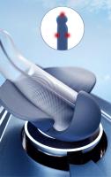 Leten glande entrenador vibrador hombres retraso ejercitador estimular masturbación masajeador vibrante resistencia entrenamiento juguete sexual - details 15