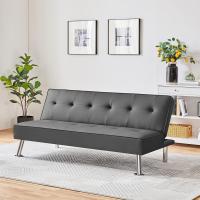 Sofá Cama Plegable de 3 Plazas Tapizado de Piel Sintética Tamaño 166.5 X94 cm Capacidad 350 KG - details 10