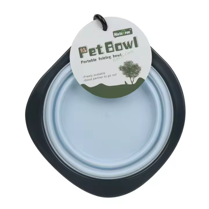 Cuenco Plegable para Mascotas Alimentación al Aire Libre para Perros Portátil para Gatos - 1