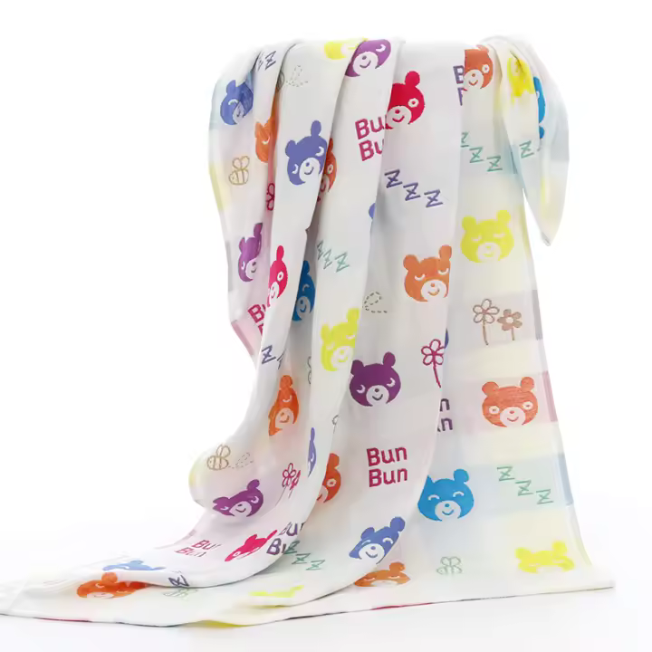 Toalla de Textil Grueso y Grande Patrón Sencillo Ideal para Ropa de Cama y Baño - 1