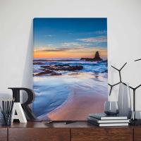 Pintura de Landschape de Montañas y Ríos de Natureza en Lienzo Decorativo para Dormitorio con Marco Poster de Arte Mural Picture Decor de Marca DHROOM - details 6
