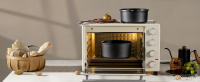 CAROTE 11 piezas Ollas y Sartenes No Stick, Juego de utensilios de cocina mango desmontable, antiadherente inducción utensilios de cocina Sets No Stick con mango desmontable, RV utensilios de cocina Set, Horno seguro utensilios de cocina Set, Negro - details 1