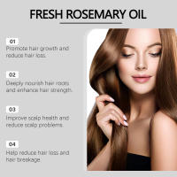 El romero hidrata y nutre el aceite esencial diario suave para el cuidado del cabello suave - details 4