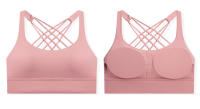 Sujetador Deportivo de Yoga para Mujeres SHINBENE con Correa Cruzada y Almohadilla Plantilla Inalámbrico Top de Entrenamiento Fitness - details 29