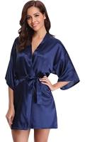 Bata de satén para mujer, lencería íntima, ropa de dormir sedosa, regalo de boda nupcial, bata de baño tipo kimono informal, camisón Sexy - details 33