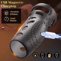 Leten-Anillo de manga vibratoria para hombre, juguete vibrador para estimular el punto G, entrenador de erección, retardante de eyaculación, juguete sexual 18+ - details 4