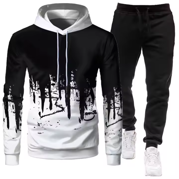 Spri a otoño, cor informal con capucha para hombre, camiseta de moda para parejas 2025 - 1