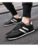 Zapatillas de deporte de cuero para hombre, zapatos deportivos informales para exteriores, antideslizantes, transpirables, cómodos para caminar - details 18