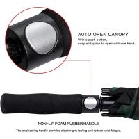 Paraguas de golf con apertura automática, paraguas impermeables a prueba de viento con techo doble extra grande de gran tamaño - details 139