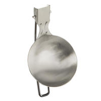 Espátula para freír montañismo, vajilla plegable, fácil almacenamiento, portátil, para alas de pollo frito - details 0
