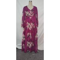 Vestidos estampados para mujer, Vestidos de manga larga con cuello en V, Otoño, Nuevo - details 18