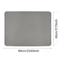 Alfombra de Agua para Caja de Arena de Gato Suavidad, Antideslizante, Fácil Limpieza para Pisos Interiores del Hogar - details 7