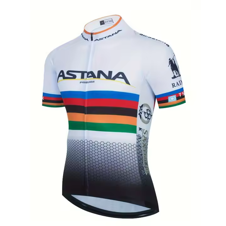 Jersey de Ciclismo para Hombres Secado Rápido, Adiós a la Humedad, Transpirable con Mangas Cortas - 1