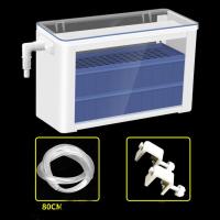 Filtro de oxígeno para acuario colgante, multifunción silencioso] filtro para pecera, práctica caja de filtro de cortina de agua 3 en 1 para pecera - details 11