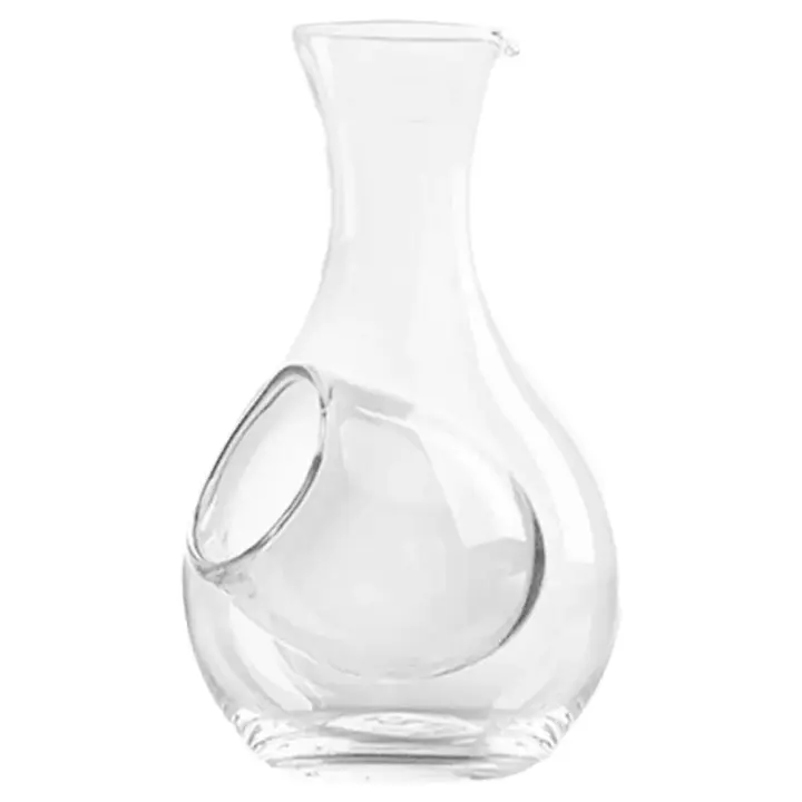 Dispensador de botellas de vidrio, estante para agua, estante transparente para whisky y cerveza - 1