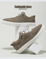 Cuero genuino zapatos de los hombres 2025 primavera nueva tendencia coreana versátil retro zapatos de la junta gruesa suela blanca deportes y zapatos de ocio hombres - details 3
