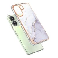 Funda IMD Serie-2 para Xiaomi Redmi 13C 4G/ Poco C65 4G TPU con marco de plástico mármol - details 0