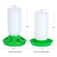 Alimentador automático de agua para aves de corral, cuenco de alimentación para aves, 1L - details 1