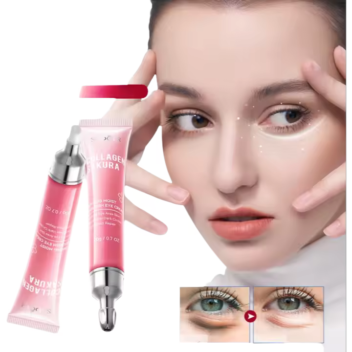 Crema Instantánea para Ojos Collagen Anti-Arrugas Firmeza de Piel Adiós a las Ojeras - 1