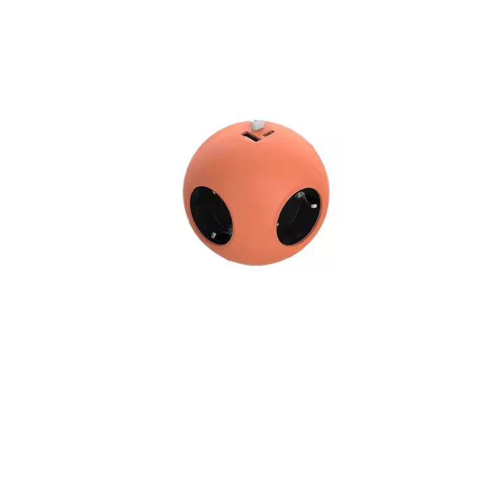 Enchufe multifunción con salida de corriente Enchufe europeo Adaptador de corriente para el hogar y la oficina de 3680 W con protección contra sobrecargas y salida estándar, tanto tipo C como USB están disponibles - 1