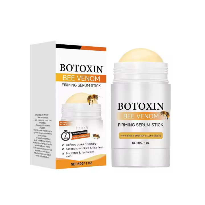 Botox Bee Venom Stick, crema avanzada y reductora de arrugas, crema reafirmante para el cuerpo, levanta, rellena y reafirma la piel, suero natural - 1