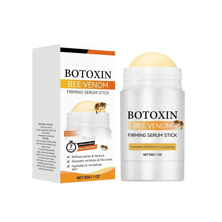 Botox Bee Venom Stick, crema avanzada y reductora de arrugas, crema reafirmante para el cuerpo, levanta, rellena y reafirma la piel, suero natural - 1