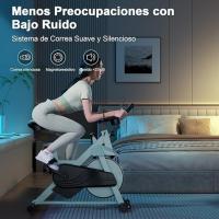 Bicicleta Estática para Interior, Bicicleta Estacionaria con Resistencia Magnética Ajustable, Bicicleta Estacionaria con Pantalla LCD y App, Capacidad de Carga de 136 kg - details 3