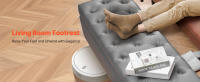 Banco Otomano de Almacenamiento con Botones SucceBuy, Asiento de Cuero Sintético con Almacenamiento Oculto y Patas de Madera, Elegante Banco para Zapatos para la Entrada, Banco Tapizado para Dormitorio, Sala de Estar o Comedor, Gris - details 8